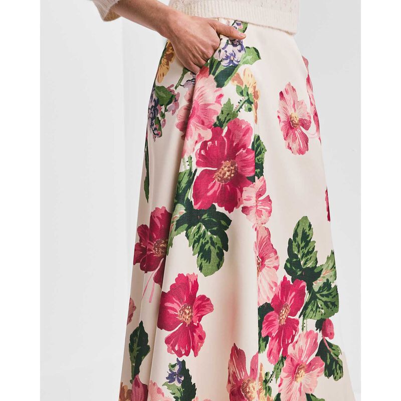 byTiMo Tailored Satin Skirt image number 2